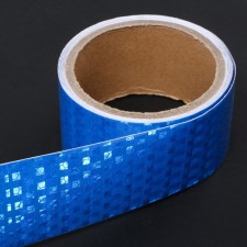 Reflective tape, self -adhesive, blue, 5 cm x 3 m