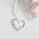 Bag gift organza white “lavender”, with a nameplate, 10 x 12 cm +/- 1.5 cm