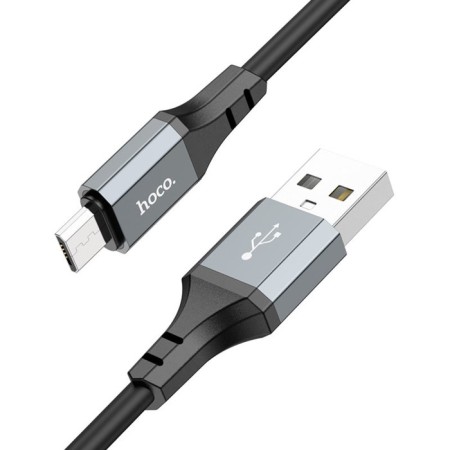 Hoco X92, MicroUSB - USB, 2.4 A, 3 m, braid, black-3