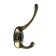 Hook furniture tundra TKD002, two -rod, bronze
