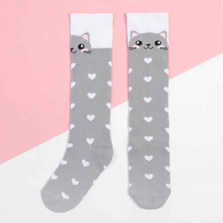 Golphs children's kaftan "cat", 18-20 cm, color gray color