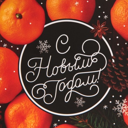 Laminated horizontal "Mandarin" laminate, ML 27 x 23 x 11.5 cm, New Year-4