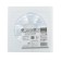 Exhaust TDM fan "Folk 125" SQ1807-0202, 230 V, wall, d = 125 mm, white