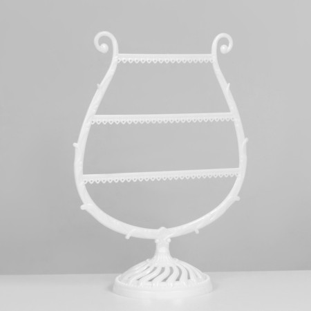 Arfa decoration stand, 34 places, 15 × 28 × 38 cm, white color-3