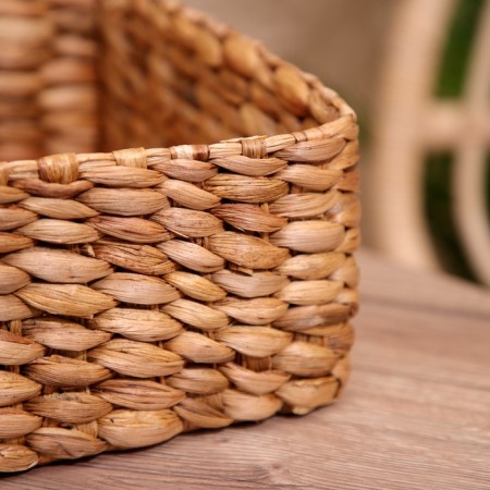 Wicker basket 25x25x12 cm-6
