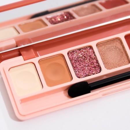 Palette of eyelids, with pearl shine, 8 colors-3