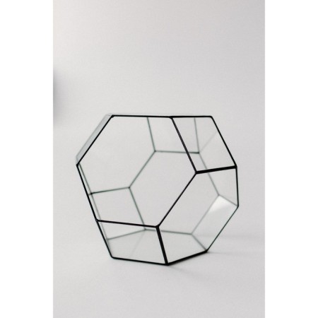 Florarium "truncated octahedron", black seams-5