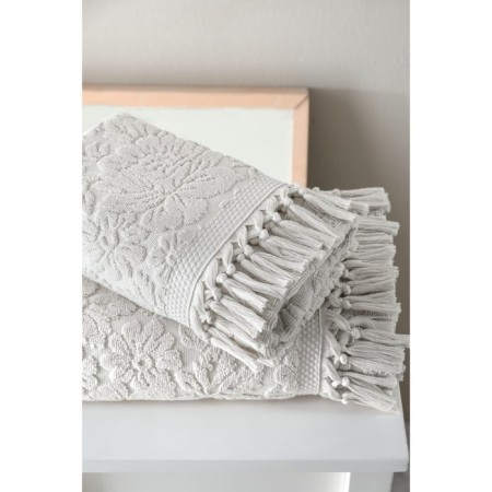 Arya Home Barry towel, 300 grams, size 50x90 cm, color light gray-2