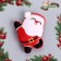 New Year. A toy for cats with cat mint "Merry grandfather", 8.5 cm