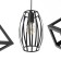 Lamp Bayerlux 69932/3 E27 40W Black 50x16x24-124 cm