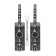 Handcuffs Pecado BDSM, from thick leather with eyelets, genuine leather, black