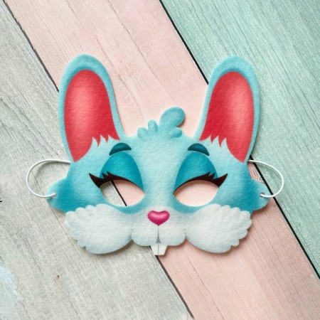 Puppet show. Mask "Bunny"