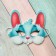 Puppet show. Mask "Bunny"