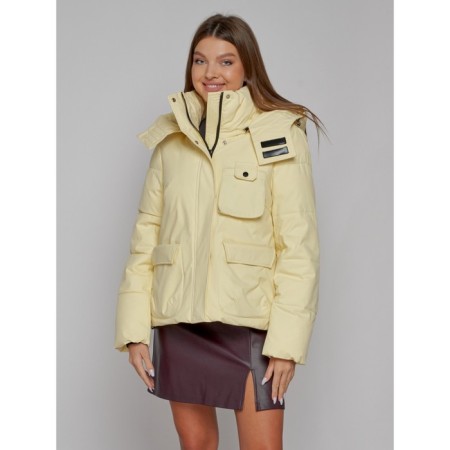 Winter jacket, size 48, light yellow color-9
