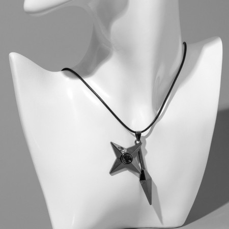 Japan's pendant Pill Weapons on the lace, the color of silver, 50 cm