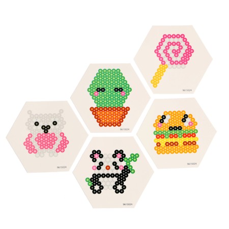 Aquamosaic in a container, 2350 balls, 10 stencils, 2 bases-14