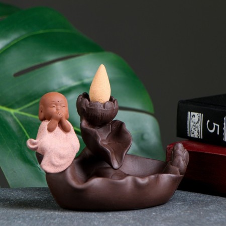 Set of incense on the stand "Buddha - Silence" 12x8x8cm-1