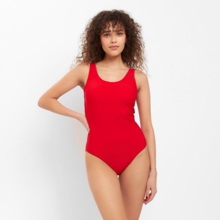 Swimsuit female adhesive minku color red, size 48