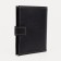 Male purse on the button, black color