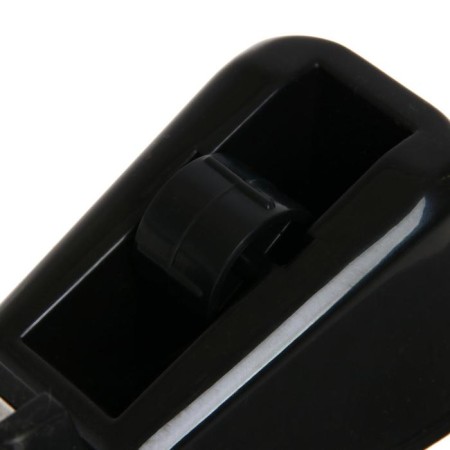 The dispenser for adhesive tape is desktop, weighted, medium, mix-4