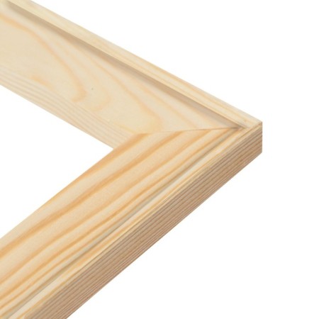 Piece for canvas Calligrata, 1.8 x 90 x 90 cm, frame width 36 mm, pine-2