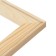 Piece for canvas Calligrata, 1.8 x 90 x 90 cm, frame width 36 mm, pine