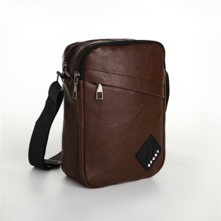 Male bag, brown color