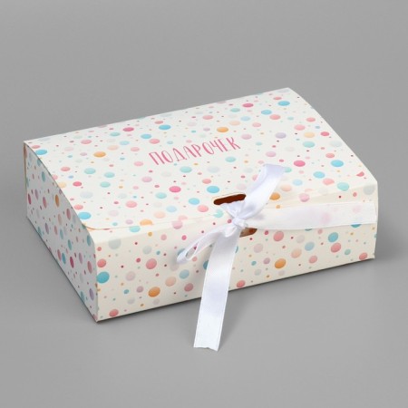 Gift folding box, packaging, “gift”, 16.5 x 12.5 x 5 cm-1