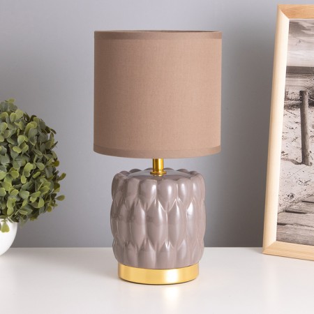 Benitum desk lamp 1x40W E14 Brown 15x15x30cm