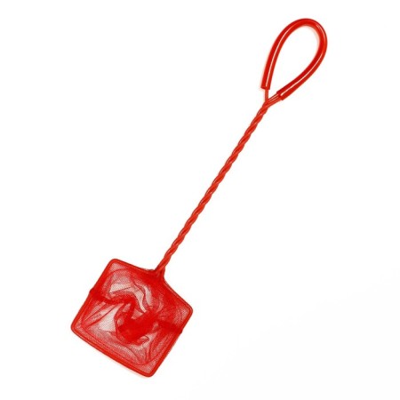 Aquarium net 7.5 cm, red-1