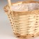 Wicker basket, d19x12xh35 cm, natural, willow