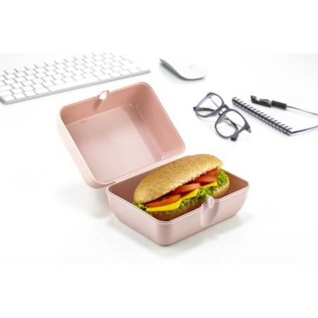 Emhouse lunchbox, plastic, with a lock, size 16x13x9 cm, color mix-3