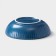 The plate deep shade "Coral", d = 18.2 cm, porcelain, blue
