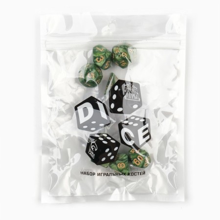 Cubes set for D&D (Dungeons and Dragons, DND) "Game time", Series: D&D, 7 pcs-2