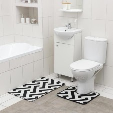 A set of mats for the bathroom and toilet Savanna 