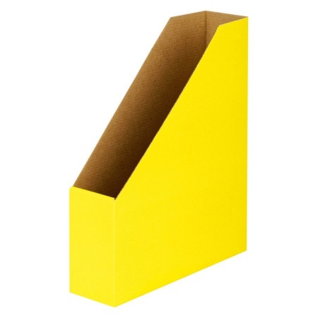 A4 storage, archive from microgofrotcard Calligrata, 75 mm, up to 700 l, yellow-1