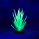 The plant is artificial aquarium, luminous, 10 cm, green