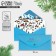 Gift envelope "Snow New Year", village, software touch, embossing, 19 x 9.2 cm, New Year