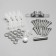 Set for the Pauk-8 lamp White 20x20x4cm