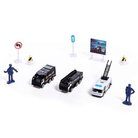 Game set "Special Technics", with 3 machines and accessories, color mix-13
