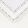 Photo frame plastic worlds 20x20 cm, white (plastic screen)