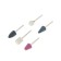 A set of abrasive balls "course" 36462, on metal, pin 3 mm, 5 pcs.
