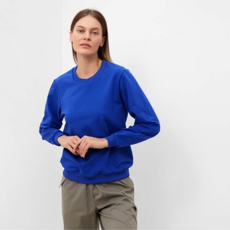 Female sweatshirt, color bright blue, size 50-1