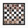 Demonstration chess 40 x 40 cm "Game time" on a magnetic board, 32 pcs, black