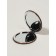Mirror folding "Ornament", D = 7.2 cm, with an increase, brown/orange color