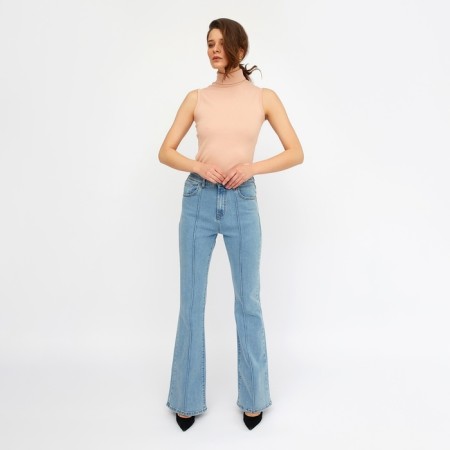 Women's jeans with Minaku arrow, blue color, size 48-5