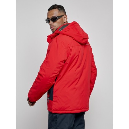 Ski costume men's winter, size 48, red color-9