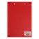 A tablet with a clamp A5, 245 x 175 x 3 mm, covered with high -quality boumvinyl, red (clipboard)