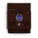 Mail box with a lock, horizontal "mini", brown