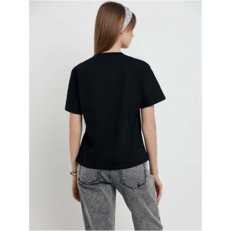 Female T -shirt, size XS, black color-2